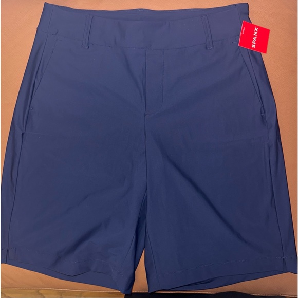 SPANX Shorts Navy Blue Spanx Shorts Poshmark